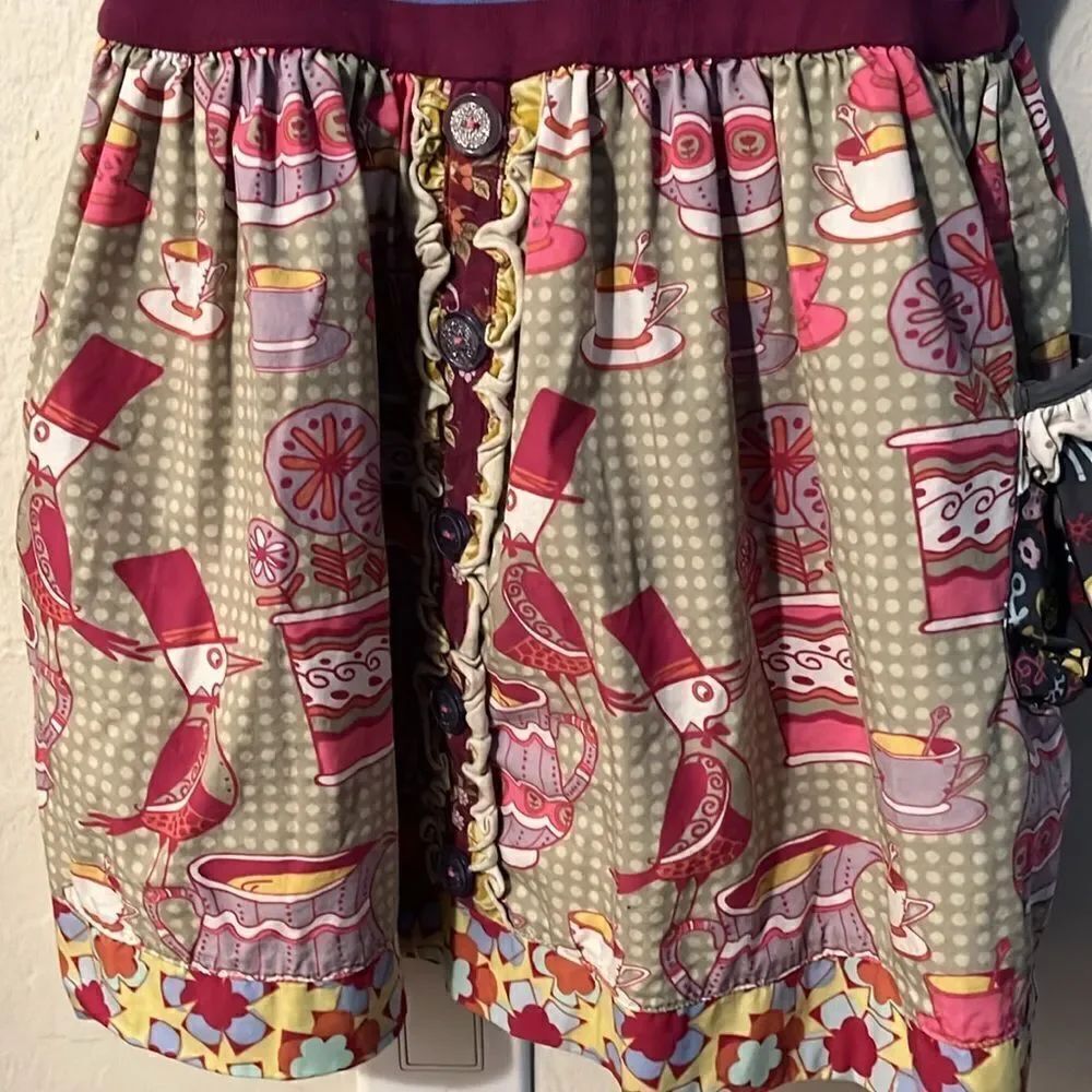 Matilda Jane Character Counts Multi Color Print Design Dress - Picture 5 of 8